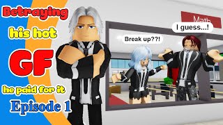 💖 School Love : Betraying His Hot GF, He Paid For It (Ep1) | Roblox story