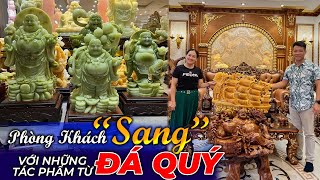 Phòng Khách Sang hơn với những tác phẩm từ "Đá Quý" | Quyết Đá Quý.