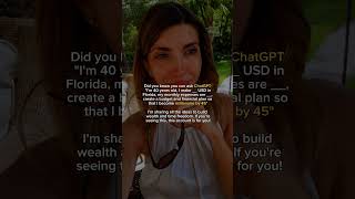 CAN CHATGPT HELP BECOME A MILLIONAIRE? #chatgpt #millionairemindset #shorts #wealthbuilding #sahm