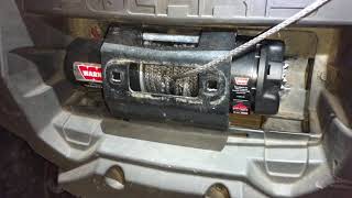 Warn winch stuck engage freespool issues