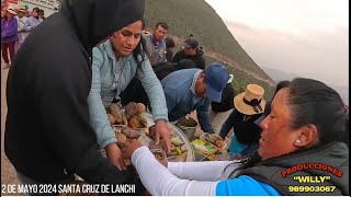 GRANDIOSA PACHAMANCA EN CERRO COCA COCA SANTA CRUZ DE LANCHI 2 DE MAYO