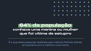 A cada 10 brasileiros, 6 conhecem uma menina ou mulher vítima de estupro no país