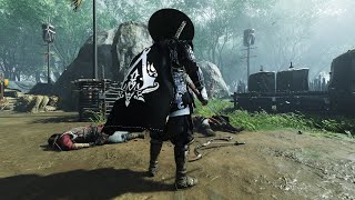 Ghost of Tsushima | Black Assassin Outfit Stealth Action