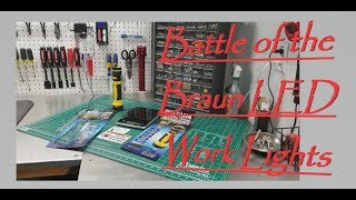 A New Braun LED Work Light! Battle of the Harbor Freight Braun Lights