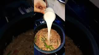 DOODH KEEMA WITH PURI ❤️😋#youtubeshorts #food #indiancuisine #indiacuisine #chickendishes #subscribe