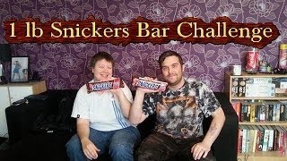 1 lb Snickers Bar Challenge | Supermadhouse83