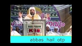 naushad baqavi new speech  cherupparamb 11/4/2016