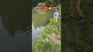 Nữ cần thủ nhí xuất chiêu câu cá |#fishing