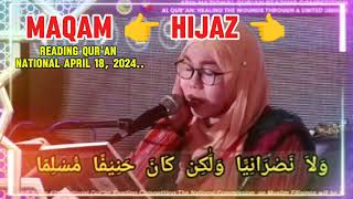 Beautiful video Reading qur'an National April 18, 2024.. Mashahllah