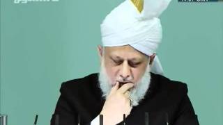 Urdu khutba juma 23rd December 2011, Tribute to Syed Abdul Hayi Shah sahib, Islam Ahmadiyya clip6