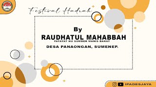 RAUDHATUL MAHABBAH FATAYYAT NU SUMBER MANIS BARAT - DESA PANAONGAN,PASONGSONGAN,SUMENEP.