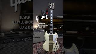 "La Guitarra que utilizaron puras Leyendas" - GIBSON CUSTOM 1963 LES PAUL SG CUSTOM CLASSIC WHITE