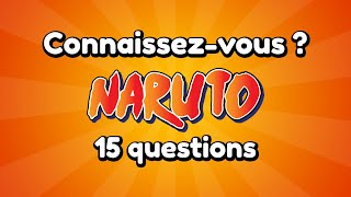 Quiz : Naruto - 15 Questions