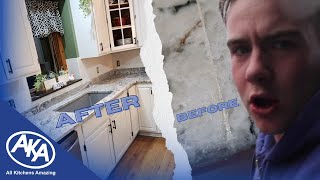 Rescuing a kitchen countertop disaster: Helping out a customer