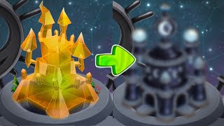 CASTLE UPGRADES - Mythical Island castle designs - My Singing Monsters