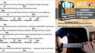 Lady In Black - Uriah Heep, Cover, Chords, Lyrics - Play Along!