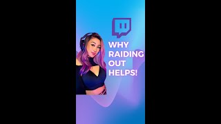 Why raiding out is important after streaming #twitchstreamer #shorts