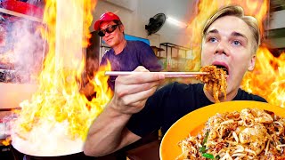 Incredible FIRE NOODLES!! Top 5 BEST Street Foods in Penang, Malaysia! - *Char Koay Teow*