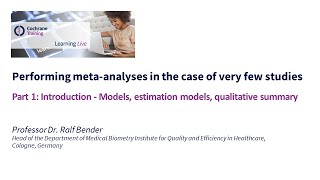 Part 1: Introduction - Models, estimation models, qualitative summary