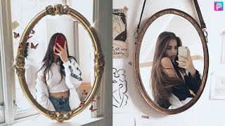 How to edit aesthetic mirror selfie on picsart | Picsart Tutorial