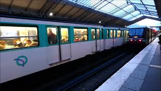 [Métro 6 Paris] MP89CC ex-ligne 4 + MP73 / Bir Hakeim - La Motte P.G