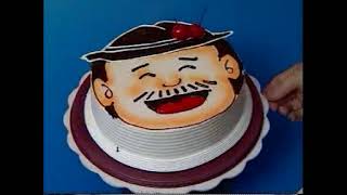 Cake decoration. Face.蛋糕裝飾。 臉 .  Украшение торта.Лицо.