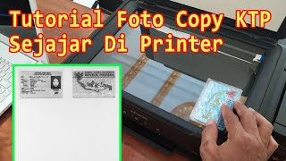 Tutorial Foto Copy KTP/SIM Sejajar Di Printer