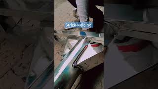 strick welding (steel welding)tig welding works #steel #shorts #shortvideo mangalam 308L E308L16