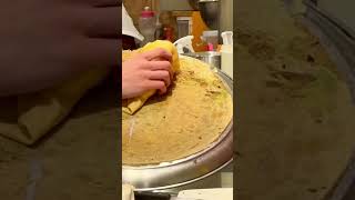 Made-to-Order Peaches & Cream Crepe #youtubeshorts #shorts #shortvideo #short #shortsvideo #foodie