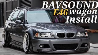 E46 Wagon BAVSound Speakers Install