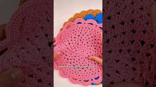 Sousplat de crochê #croche #crochet #crocheteiras #sousplatemcroche #sousplatdecrochê