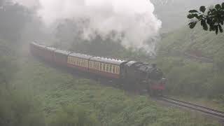 BR Standard Class 4 Tank No.80136  southbound at Water Ark [NYMR 2017]