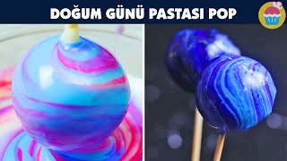 Yummy Cake Pops | Doğum Günü Pastası Pop | ıslak kek tarifi | Pasta yapımı