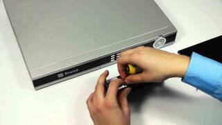 How to install a hard drive in the TREND 250x8 DVR