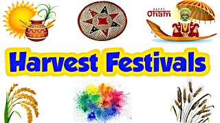 Harvest Festivals || CBSE/NCERT Grade 3rd || EVS Topic ||  Kidos Edu Point