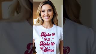 Make It Make Sense Shirt Cute Motivational Tee https://vibeprintai.etsy.com/listing/1775975371