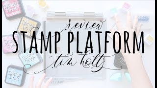 Stamp Platform Tim Holtz Review & Demo