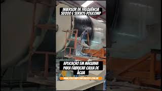 Inversor e servos Policomp em máquina para fabricar caixa de água #industrial #automacaoindustrial