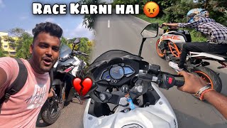 First Day Ride Pe Race Lag Gyi. KTM Full Throttle