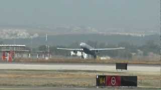 US Air Airbus 332 landing rwy 26 at Ben Gurion airport-Israel