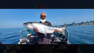 Lake Ontario Salmon on a Foggy Morning