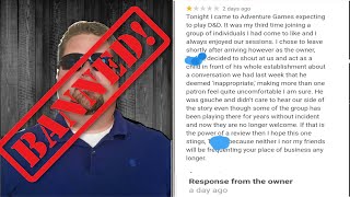 Male Karen Gets BANNED from Hobby Shop So He Writes YELP Review