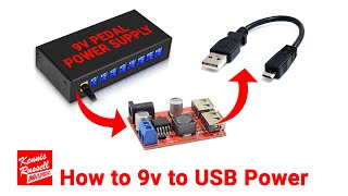 DIY USB Power for Guitar Pedalboard? (9V to USB Adapter)