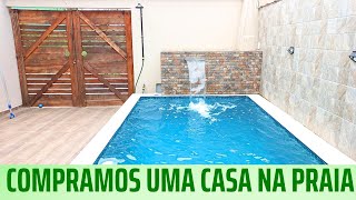 TOUR PELA MINHA CASA NOVA NA PRAIA tour pela casa vazia VAMOS ALUGAR PELO AIRBNB Daiane Salustriano