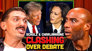 Schulz HEATED With Charlamagne Over Kamala Harris & Donald Trump Debate