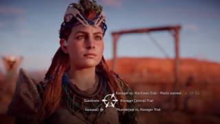 Horizon Zero Dawn - Sun Furrows Hunting Ground - 3 golden Suns (hard)