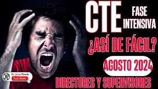 🔴CTE✅Orientaciones para la fase intensiva del CONSEJO TÉCNICO de director y supervisor🚩¡RESUMEN!