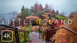 【4K】Walking in Little Island, New York City: Autumn Ambience in 4K