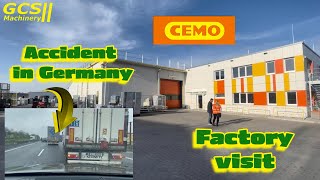 Road trip to Germany, Cemo, Fendt, accidents and traffic chaos in the UK