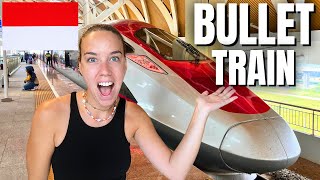 SHOCKED by Indonesia’s first BULLET TRAIN 🇮🇩  (220 MPH!!)